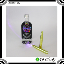 Poppas CH602 Bullet Tren 365nm portátil 365nm UV LED Blacklight linterna UV LED